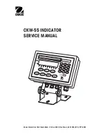 OHAUS CKW-55 Service Manual preview