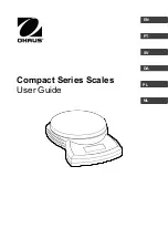 OHAUS Compact Series User Manual preview