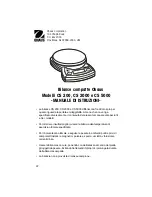 Предварительный просмотр 22 страницы OHAUS CS 2000 Operating Manual