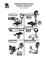 OHAUS Defender 3000 Assembly Instructions preview