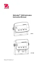 Preview for 1 page of OHAUS Defender 3000 Instruction Manual