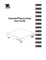 OHAUS DEFENDER SERIES User Manual preview