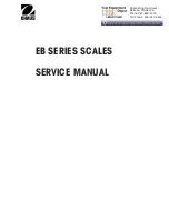 OHAUS EB3 Service Manual preview