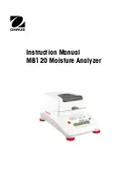 OHAUS MB120 Instruction Manual preview