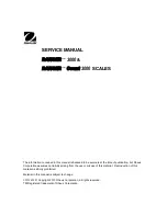 Preview for 2 page of OHAUS Ranger 3000 Series Service Manual