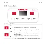 Предварительный просмотр 17 страницы OHAUS SF-110B Instruction Manual