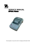 OHAUS SF40A Service Manual preview