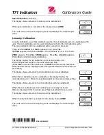 Preview for 2 page of OHAUS T71 Calibration Manual