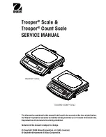 Preview for 3 page of OHAUS TROOPER Service Manual