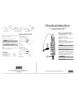 Ohlins BM 504 Mounting Instructions preview