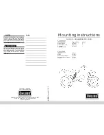 Ohlins HUSABERG MX 2000 Mounting Instructions preview