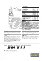 Öhlins BM 511 Mounting Instructions preview