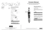 Preview for 1 page of Öhlins KA 216 Owner'S Manual