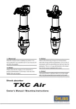 Preview for 1 page of Öhlins TXC Air Owner’S Manual/Mounting Instructions