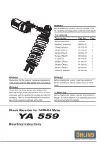 Öhlins YA 559 Mounting Instructions preview