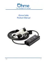 Ohme Cable Product Manual предпросмотр