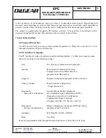 Preview for 5 page of OilGear EPC 300 Series User Manual