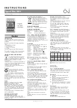 OJ Electronics ETN4-1999 Instructions Manual preview