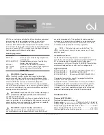 Предварительный просмотр 4 страницы OJ Electronics ETO2 Instruction Manual