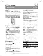 Предварительный просмотр 1 страницы OJ Electronics UCG Quick Manual