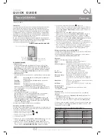 Предварительный просмотр 2 страницы OJ Electronics UCG Quick Manual