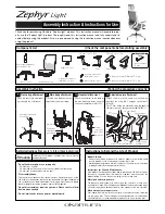 Okamura Zephyr Light Assembly Instruction And Instructions For Use preview