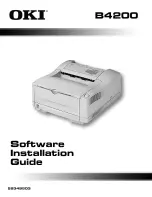 Oki B4200 Software Installation Manual preview