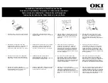 Oki B4250 Series Installation Instructions предпросмотр