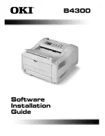 Oki B4300 Software Installation Manual предпросмотр