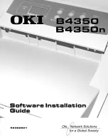 Oki B4350 Series Software Installation Manual предпросмотр