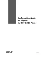 Oki B6100n Configuration Manual preview