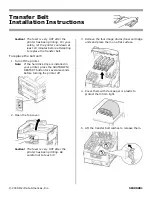 Oki C 9650dn Installation Instructions preview