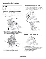 Preview for 4 page of Oki C3530n MFP Cleaning Instructions