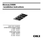 Oki C5150n Installation Instructions Manual предпросмотр