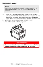 Предварительный просмотр 74 страницы Oki C610dn Guías Del Usuario Manual