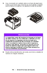 Предварительный просмотр 76 страницы Oki C610dn Guías Del Usuario Manual