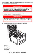 Предварительный просмотр 87 страницы Oki C610dn Guías Del Usuario Manual