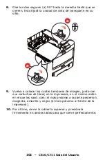 Предварительный просмотр 102 страницы Oki C610dn Guías Del Usuario Manual