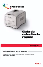 Oki C7350hdn Guia De Consulta Rápida предпросмотр