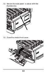 Preview for 12 page of Oki C830dn Installation Instructions Manual