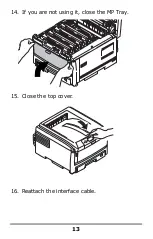 Preview for 13 page of Oki C830dn Installation Instructions Manual