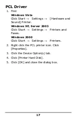 Preview for 17 page of Oki C830dn Installation Instructions Manual