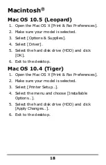 Preview for 18 page of Oki C830dn Installation Instructions Manual