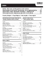 Oki C830dn Material Safety Data Sheet preview