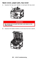 Preview for 58 page of Oki C910 User Manual