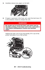 Preview for 59 page of Oki C910 User Manual