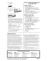 Предварительный просмотр 2 страницы Oki C9200 Paper Tray Install Manual