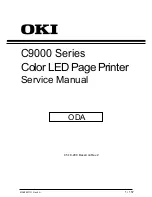 Oki C9200 Service Manual предпросмотр