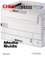 Oki C9300 Series Media Manual preview