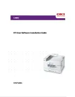 Oki C9800hdn Software Installation Manual preview